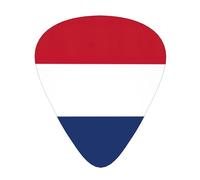 Dutch Flag Print Organizer Storage Box Different Thickness Guitar Picks For Acoustic Guitar