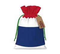 Dutch Flag Print Stylish Drawstring Pouches,Reusable Drawstring Gift Bags,Perfect For Holiday And Party