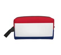 Dutch Flag Print Toiletry Bag for Men Travel Toiletry Bag, Spacious Capacity Cosmetic Bag for Women