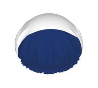 Dutch flag Printed shower cap, reusable, specially designed for women's long hair, double-layer structure, suitable for bathing.