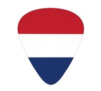 Dutch flag Wear-resistant guitar picks, thin, medium, heavy, 12 pieces of guitar picks, suitable for guitar, bass, electric guitar, ukulele,