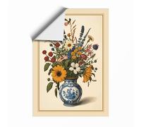 Dutch Floral Arrangement Botanical Unframed Wall Art Print A1 (84.1×59.4cm), Wall Decor for Living Room, Bedroom, Office & Home, Art Gift