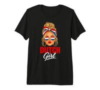 Dutch Girl Netherlands Flag Woman Premium T-Shirt