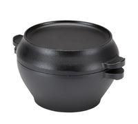 Dutch Iron Stock Pot - Enamel Coated Stock Pot Heavy Duty Cast Iron Versatile Cookware Large Double Handle Pan | for Cooking, Roasting, Stew, Soup, Cooking, Cooking