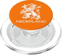 DUTCH LION OF THE NETHERLANDS HOLLAND NEDERLAND ORANGE TEE PopSockets PopGrip for MagSafe
