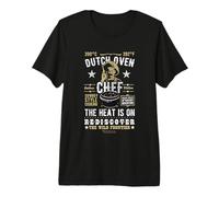 Dutch Oven Chef Outlaw Cowboy Dutch Oven Premium T-Shirt