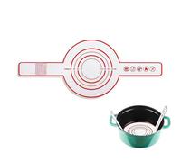 Dutch Oven for Bread Making Silicone Baking Mat,Reusable Mats for Making Pastry/Dough/Cake,Breads Bakeware,Ovens Heating Accessories/Assisted Tool,Bakingmat Silpat,with Anti Scald Sling Handle