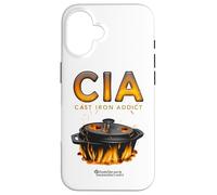 Dutch Oven Saying CIA Cast Iron Addict Dutch Oven Case for iPhone 16