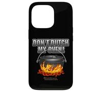 Dutch Oven Slogan and Illustration of Dutch Oven Case for iPhone 13 Pro