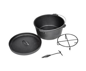 Dutch Oven With Cast Iron Cover 8 Liter Ovenware Cookware Kitchen Cooker