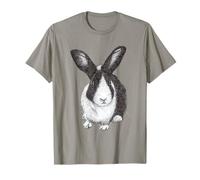 Dutch Rabbit Cute Bunny Sketch T-Shirt