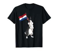 Dutch Rabbit Netherlands Flag T-Shirt