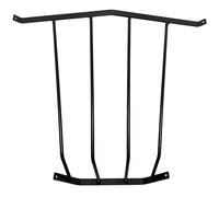 Dutch Ranch Heavy Duty Steel Corner Wall Hay Rack | Hay Rack for Sheep, Goats & Livestock | Hay Feeder Corner Wall Mount | Black Corner Hay Rack for Blanket Storage | 24'' Long | Made in USA