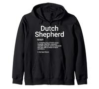 Dutch Shepherd Dog Breed Definition Cute Dutch Shepherd Dogs Zip Hoodie