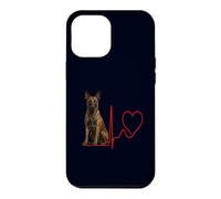 Dutch Shepherd Dog Heartbeat EKG Canine Rescue Case for iPhone 12 Pro Max