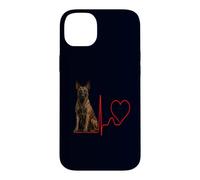 Dutch Shepherd Dog Heartbeat EKG Canine Rescue Case for iPhone 14 Plus