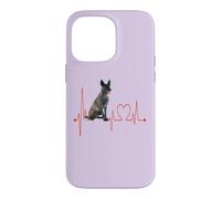 Dutch Shepherd Dog Heartbeat EKG My Dogs Are My Cardio Case for iPhone 14 Pro Max