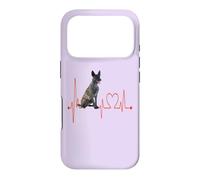 Dutch Shepherd Dog Heartbeat EKG My Dogs Are My Cardio Case for iPhone 17 Pro