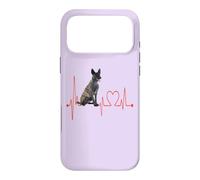 Dutch Shepherd Dog Heartbeat EKG My Dogs Are My Cardio Case for iPhone 17 Pro Max