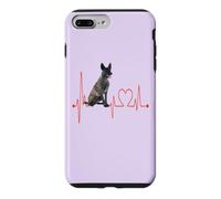 Dutch Shepherd Dog Heartbeat EKG My Dogs Are My Cardio Case for iPhone 7 Plus/8 Plus
