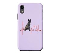Dutch Shepherd Dog Heartbeat EKG My Dogs Are My Cardio Case for iPhone XR