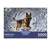 Dutch Shepherd Jigsaw Puzzle Waterproof 1000 Piece Puzzles for Adults Gifts Colourful Home Decoration