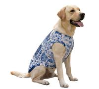 Dutch Tulips Sailing Ships Dog And Cat Clothes Pet Summer Cooling Sleeveless Shirt