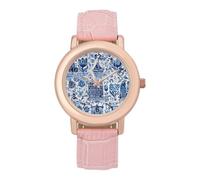 Dutch Tulips Sailing Ships Watches for Women Fashion Adjustable Wrist Watch Work Workout