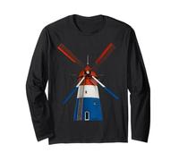 Dutch Windmill - Flag of The Netherlands Long Sleeve T-Shirt