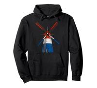 Dutch Windmill - Flag of The Netherlands Pullover Hoodie