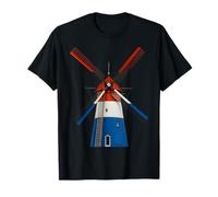Dutch Windmill - Flag of The Netherlands T-Shirt