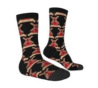 Dutch Windmills Ladies Socks Elastic Work Socks Funky Mens Sock For Women Hiking Outdoor 40Cm