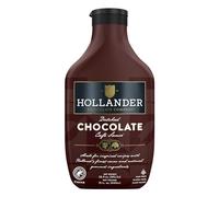 Dutched Chocolate Coffee Sauce by Hollander Chocolate Co. Gourmet Chocolate Sauce Perfect for the Professional or Home Barista 14 Ounces. Squeeze Bottle with Flip-Cap
