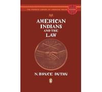 Duthu - American Indians and the Law - paperback or softback - E555z