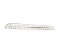 Duties Stainless Steel Measuring Ruler Tool with Multiple Functions Including Scale Protractor and Hexagon Wrench Stainless Measuring Ruler