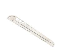 Duties Stainless Steel Measuring Ruler Tool with Multiple Functions Including Scale Protractor and Hexagon Wrench Stainless Measuring Ruler