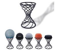 Dutiplus Smart Speaker Table Stand Decorative Holder for Echo Dot 5nd/4rd/3th/2th Gen, Echo 4nd/3rd/2th Gen, Echo Glow, Apple Homepod Mini and Google Home Mini/Nest Mini(Matte Black)