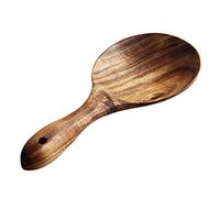 Dutis Teak Wood Rice Spoon - 1 Piece - Natural Wooden Spoon - Rustic - 18cm x 7.5cm