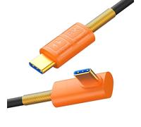 Duttek 240W Right Angle USB C to USB C Cable 2 FT/60cm, [40Gbps Data Transfer, 8K@60Hz Video Output] 90 Degree Type C Charger Fast Charging for iPhone 15 Pro, Steam Deck, Switch, MacBook