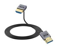 Duttek 8K HDMI Cable, UP Angle HDMI Male to Male Cable, Ultra High Speed 48Gbps Bandwidths, Ultra Thin HDMI Cord OD2.5mm, Support 8K@60Hz, 4K@240Hz for GH5S, PS5, Xbox One Monitor,PC - 1.2M