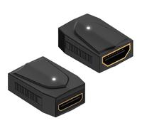 Duttek 8K HDMI to Mini HDMI Coupler, HDMI Female to Mini HDMI Adapter 48Gbps Mini HDMI to HDMI Support Dynamic HDR for 8K@60Hz, 4K@120Hz for HDTVs, PS5, laptops, Monitors, TV Boxes(2 Pack)