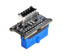 Duttek 90 Degree USB 3.0 to Type E Converter, 90 Degree 19Pin Female to Right Angle USB C Motherboard Adapter, 5Gbps Fix No Type-E Port on Old Motherboard, Plug & Play