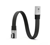Duttek 90 Degree USB C Extension Cable 7.87inch, 240W & 40Gbps & 8K@60Hz Flat Short USB C Right Angle Cable, USB 4 Extender Compatible for Thunderbolt 4 Laptop,Galaxy, Phone