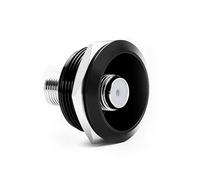 Duttek Coaxial Cable Connector, RG6 Coax Cable Extender F-Type Panel Mount Threaded Fixing Adapter Female to Female for TV Cables, Satellite Receiver, VCR and Cable Modem（1Pack） (1)