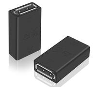 Duttek Displayport Coupler, Displayport Female to Female Adapter Coupler 8K@60HZ, Support DP 1.4 for Notebook Computer (2 Pack)