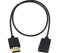 Duttek HDMI Extender Cable, 4K HDMI Cable, Extremely Thin HDMI Male to Female Cable Compatible for Nintendo Switch, Xbox One S 360, PS5, PS4, Roku TV Stick, Blu Ray Player, etc 60cm/2 FT