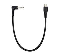 Duttek Micro USB Male to 3-Pole 3.5mm DC Male AUX Audio Jack Cable-0.3m/Black