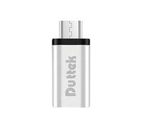 Duttek USB3.1 Type C OTG Adapter, USB C Female to Micro USB Male OTG (On the Go) Converter Data Sync Adapter for S7,S7 Edge, LG G4, Nexus 6 (Silver-OTG)