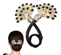 Duttmacher 0507 Women's Green Bun Maker - Short Hair Bun Maker Twist Hairstyle Hair Bun Maker for Girls and Women