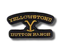 Dutton Patch Badge Embroidered 1-Piece Classic Fabric Applique Patch for Iron-On or Sewing, Adult